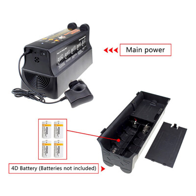 Knock off Elektrische muizen en rattenval met adapter op stroom en batterijen