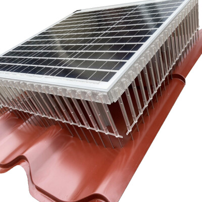 Vogelwering zonnepanelen solar stiXX solarspikes, strak design snel bevestigen
